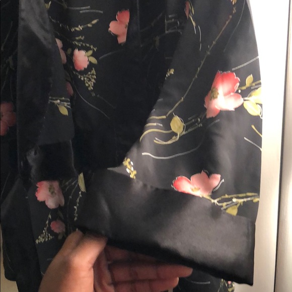 Floral silk kimono - Picture 5 of 5